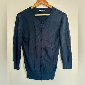 Abound Dark Blue Women's Cardigan Sweater